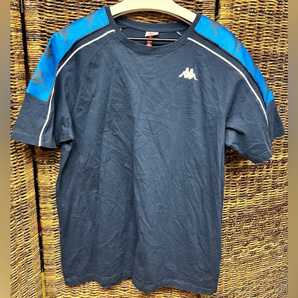 Kappa Men's Navy Blue T-Shirt- XLarge